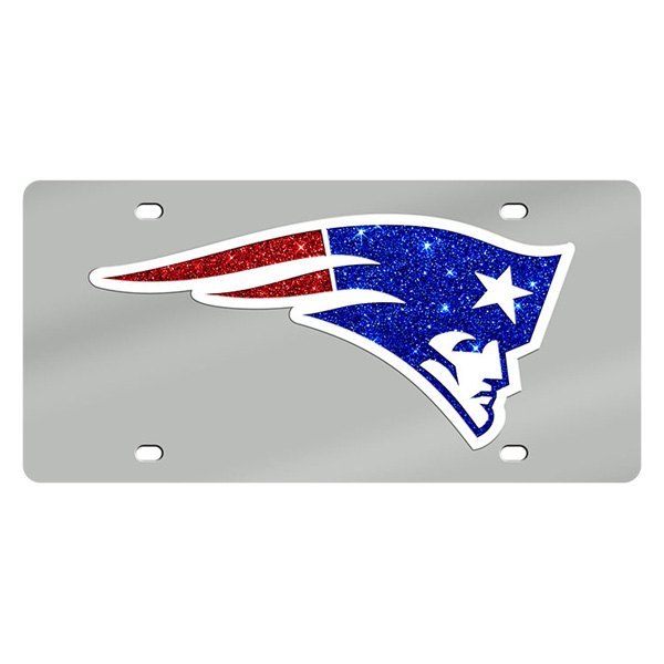 Eurosport Daytona® - License Plate with NFL Lazer Tag New England Patriots