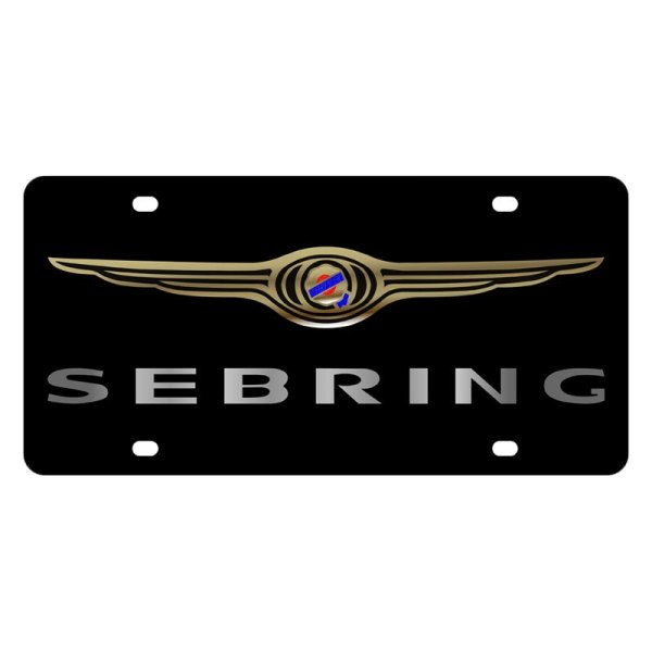 Eurosport Daytona® - MOPAR License Plate with Sebring Logo and Chrysler Emblem