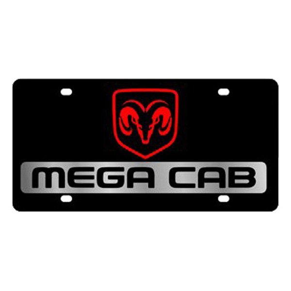 Eurosport Daytona® - MOPAR License Plate with Dodge Mega Cab Logo