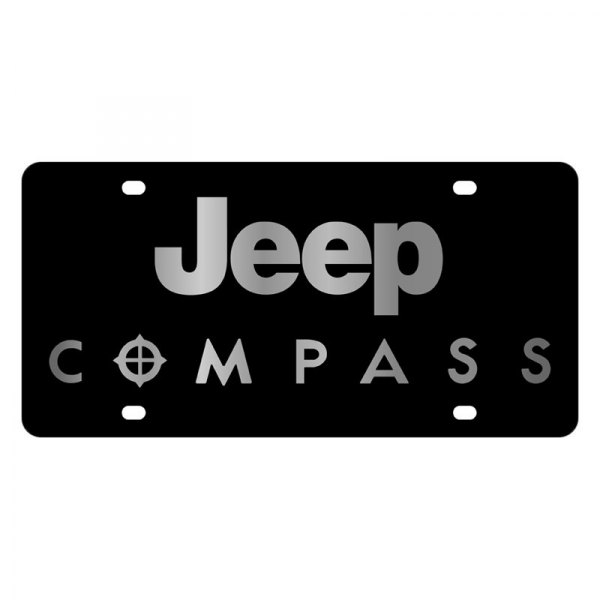 Eurosport Daytona® - MOPAR License Plate with Jeep Compass Logo