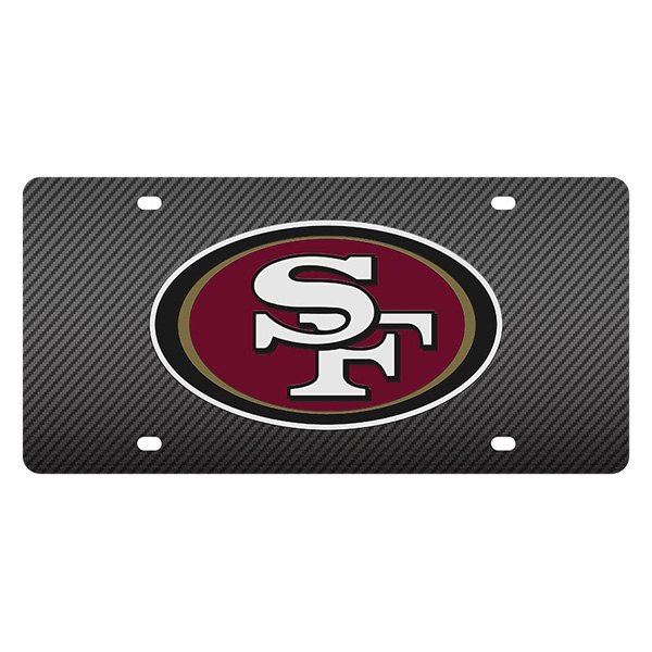 Eurosport Daytona® - License Plate with NFL Lazer Tag San Francisco 49ers