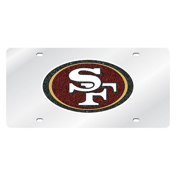 Eurosport Daytona® - License Plate with NFL Lazer Tag San Francisco 49ers