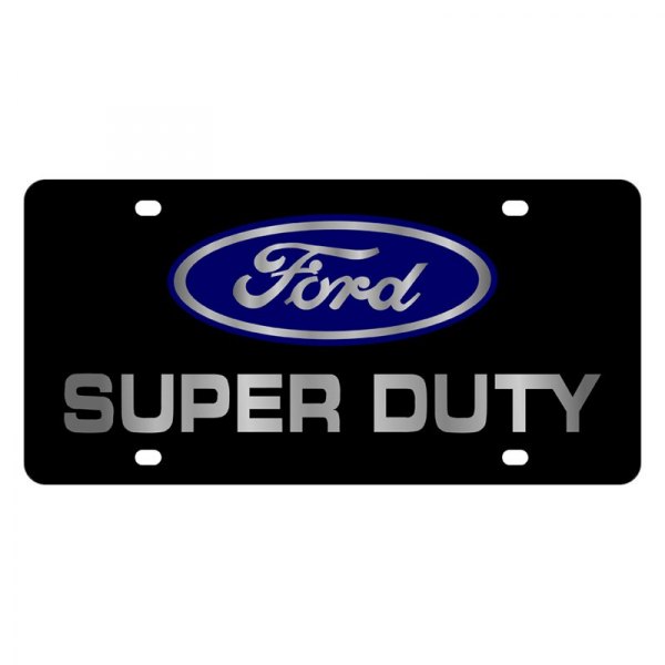 Eurosport Daytona® - Ford Motor Company License Plate with Super Duty Logo and Ford Emblem