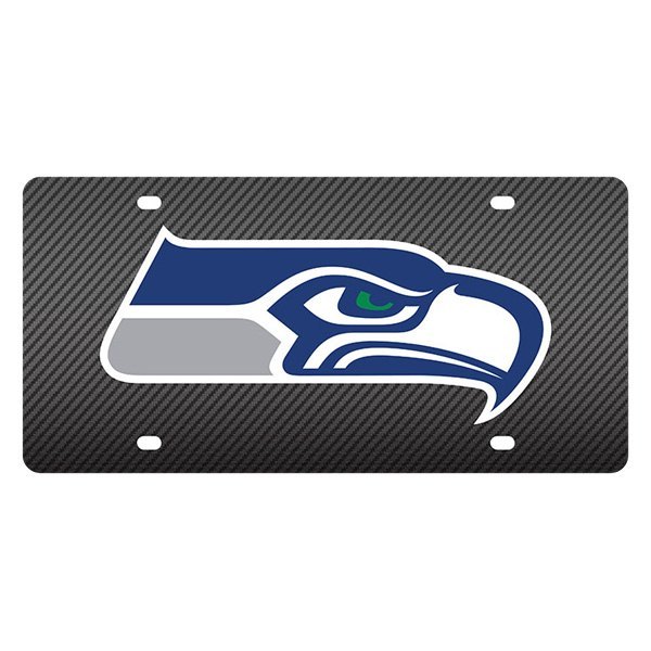 Eurosport Daytona® - License Plate with NFL Lazer Tag Seattle Seahawks