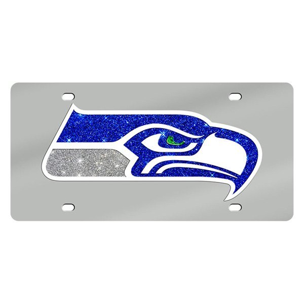 Eurosport Daytona® - License Plate with NFL Lazer Tag Seattle Seahawks