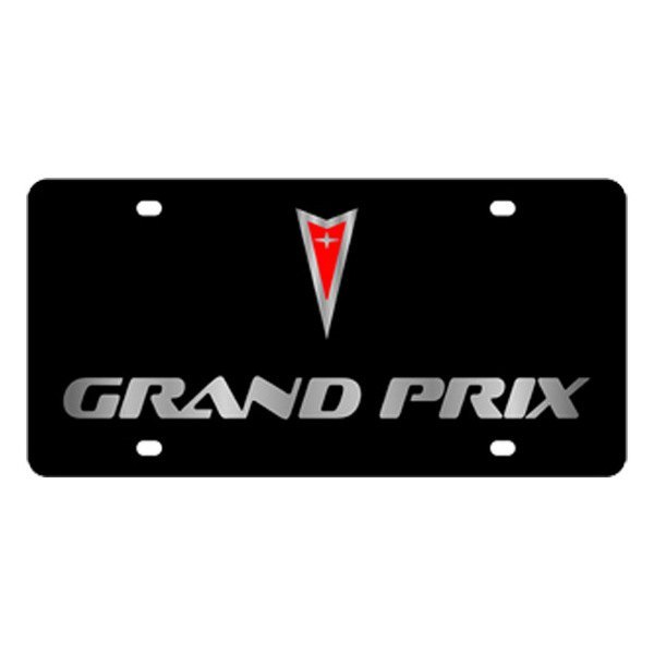 Eurosport Daytona® - GM License Plate with Grand Prix Logo and Pontiac Emblem