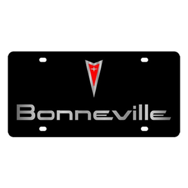 Eurosport Daytona® - GM License Plate with Bonneville Logo and Pontiac Emblem