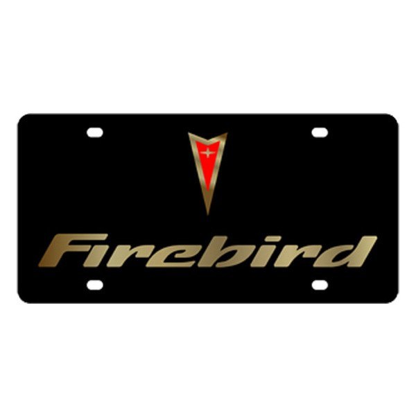Eurosport Daytona® - GM License Plate with Firebird Logo and Pontiac Emblem