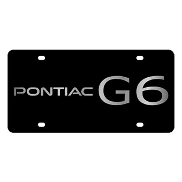 Eurosport Daytona® - GM License Plate with Pontiac G6 Logo