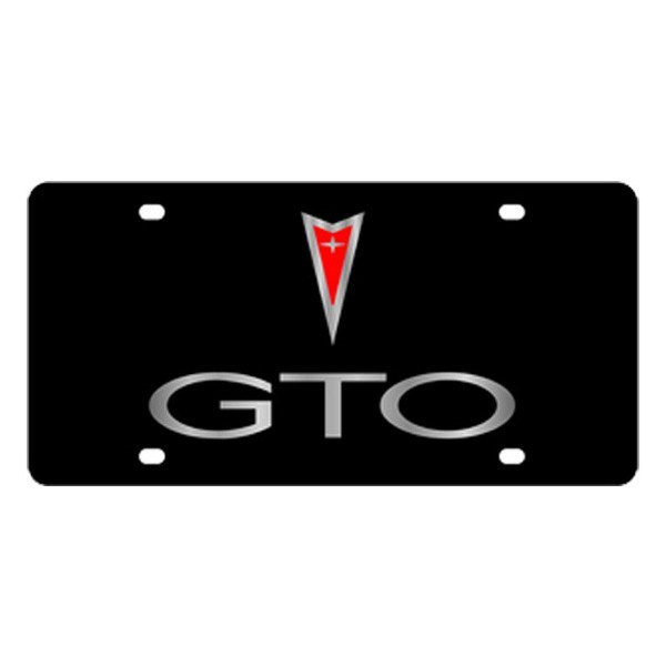 Eurosport Daytona® - GM License Plate with GTO Logo and Pontiac Emblem