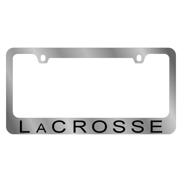 Eurosport Daytona® - GM 2-Hole License Plate Frame with LaCrosse Logo