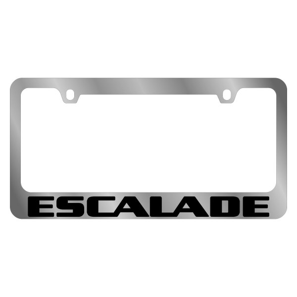 Eurosport Daytona® - GM 2-Hole License Plate Frame with Escalade Logo