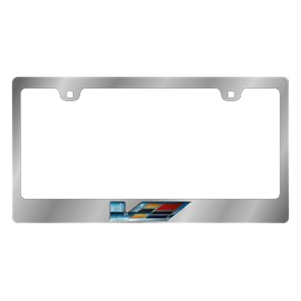 Eurosport Daytona® - GM 2-Hole License Plate Frame with V-Series Emblem