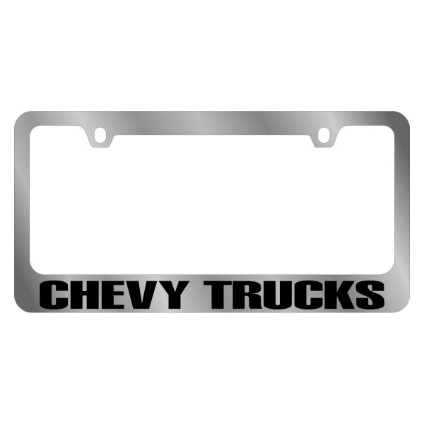 Eurosport Daytona® - GM 2-Hole License Plate Frame with Chevy Trucks Logo