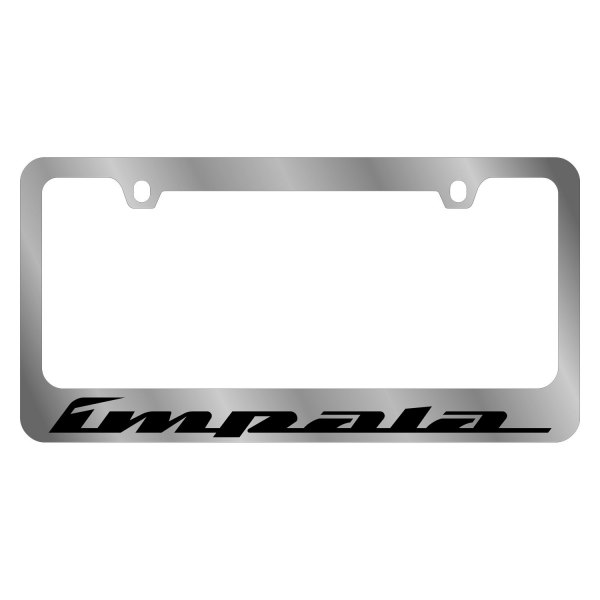 Eurosport Daytona® - GM 2-Hole License Plate Frame with Chevrolet Impala Logo