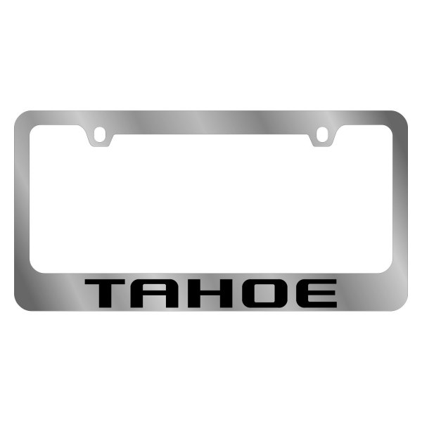 Eurosport Daytona® - GM 2-Hole License Plate Frame with Chevrolet Tahoe Logo