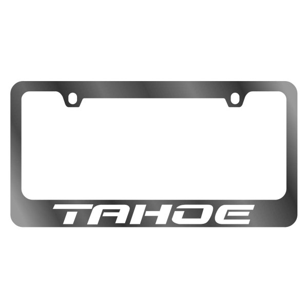 Eurosport Daytona® - GM 2-Hole License Plate Frame with Tahoe Logo