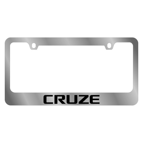 Eurosport Daytona® - GM 2-Hole License Plate Frame with Chevrolet Cruz Logo