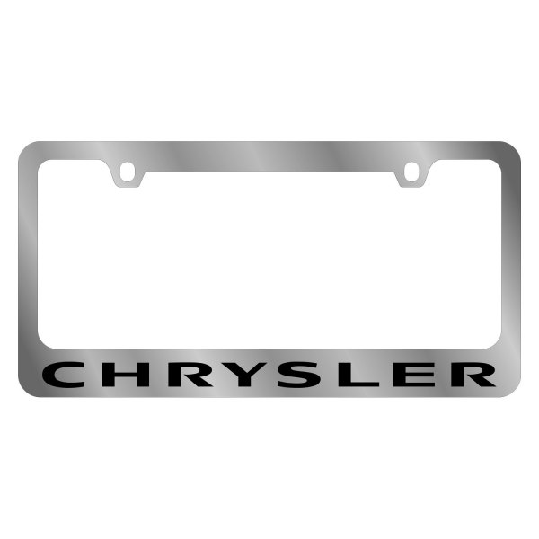 Eurosport Daytona® - MOPAR 2-Hole License Plate Frame with Chrysler Logo