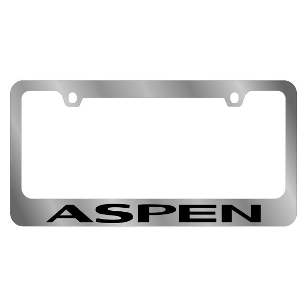 Eurosport Daytona® - MOPAR 2-Hole License Plate Frame with Aspen Logo