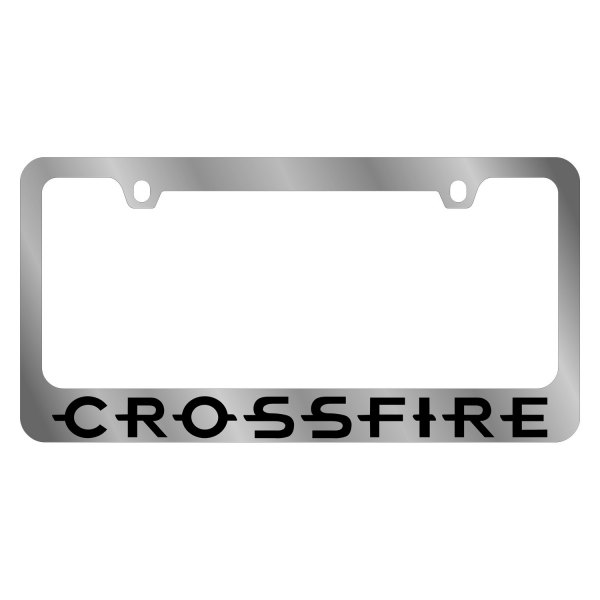 Eurosport Daytona® - MOPAR 2-Hole License Plate Frame with Crossfire Logo