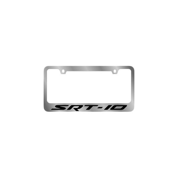 Eurosport Daytona® - MOPAR 2-Hole License Plate Frame with SRT-10 Logo