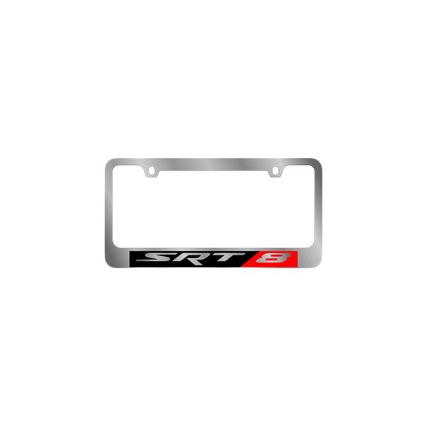 Eurosport Daytona® - MOPAR 2-Hole License Plate Frame with Mopar SRT-8 Logo