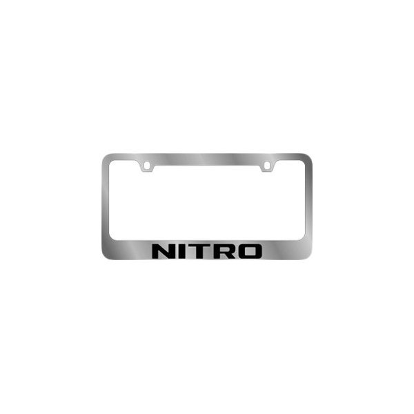 Eurosport Daytona® - MOPAR 2-Hole License Plate Frame with Nitro Logo