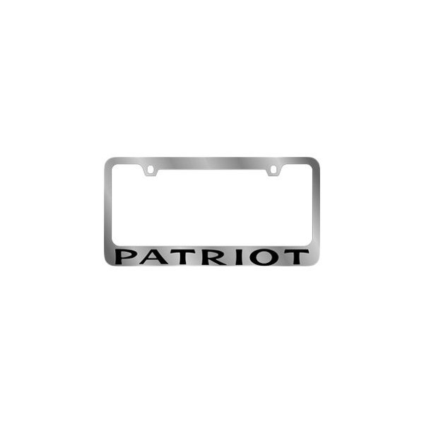 Eurosport Daytona® - MOPAR 2-Hole License Plate Frame with Patriot Logo