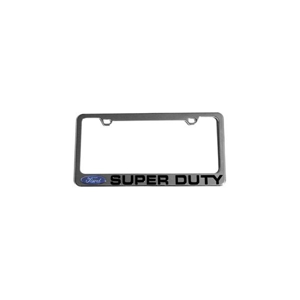Eurosport Daytona® - Ford Motor Company 2-Hole License Plate Frame with Super Duty Logo and Ford Emblem