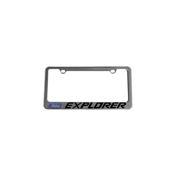 Eurosport Daytona® - Ford Motor Company 2-Hole License Plate Frame with Explorer Logo and Ford Emblem