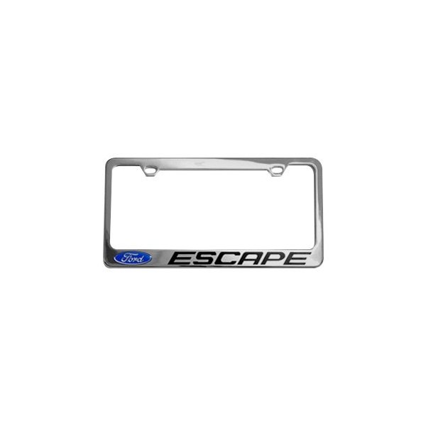 Eurosport Daytona® - Ford Motor Company 2-Hole License Plate Frame with Escape Logo and Ford Emblem