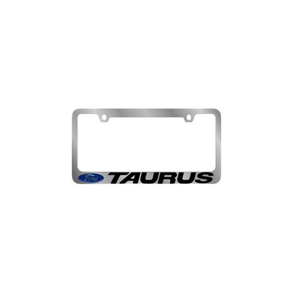 Eurosport Daytona® - Ford Motor Company 2-Hole License Plate Frame with Taurus Logo and Ford Emblem