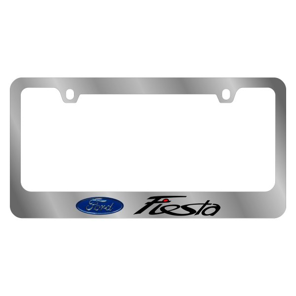 Eurosport Daytona® - Ford Motor Company 2-Hole License Plate Frame with Fiesta Logo and Ford Emblem