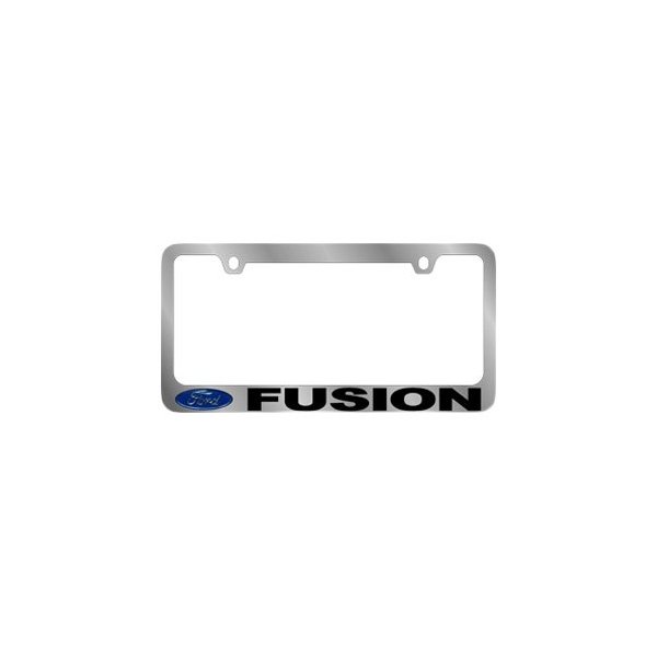 Eurosport Daytona® - Ford Motor Company 2-Hole License Plate Frame with Fusion Logo and Ford Emblem