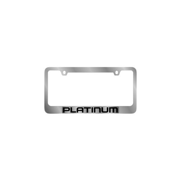 Eurosport Daytona® - Ford Motor Company 2-Hole License Plate Frame with Platinum Logo