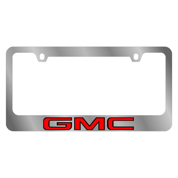 Eurosport Daytona® - GM 2-Hole License Plate Frame with GMC Logo