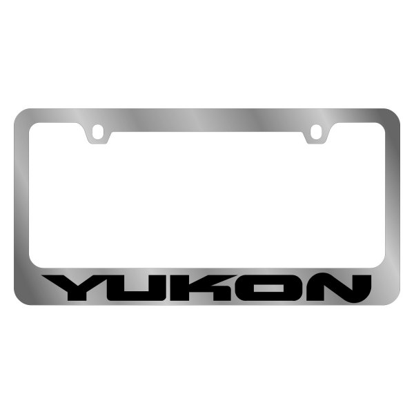 Eurosport Daytona® - GM 2-Hole License Plate Frame with Yukon Logo