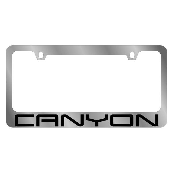 Eurosport Daytona® - GM 2-Hole License Plate Frame with Canyon Logo