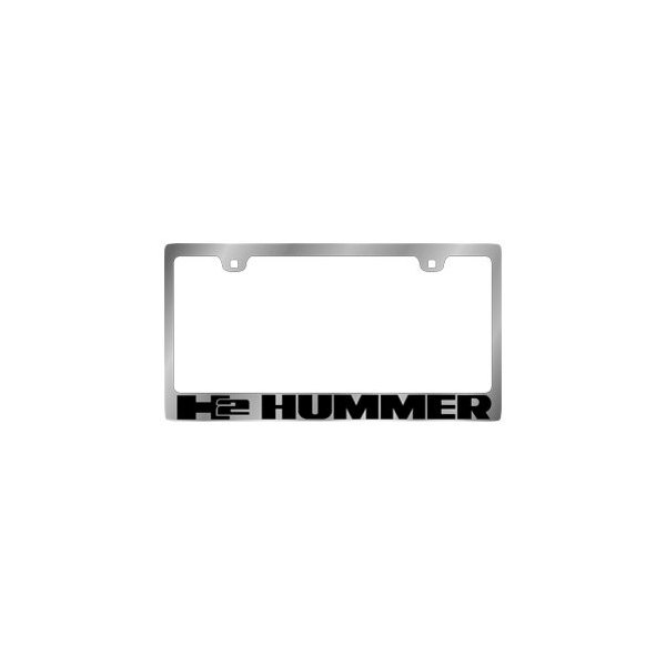 Eurosport Daytona® - GM 2-Hole License Plate Frame with Hummer H2 Logo