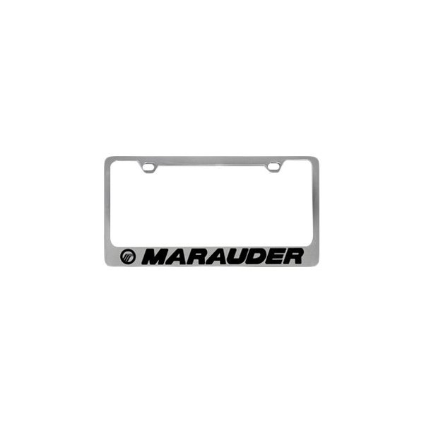 Eurosport Daytona® - Ford Motor Company 2-Hole License Plate Frame with Marauder Logo and Mercury Emblem
