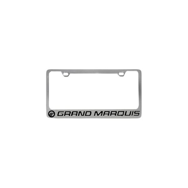 Eurosport Daytona® - Ford Motor Company 2-Hole License Plate Frame with Grand Marquis Logo and Mercury Emblem