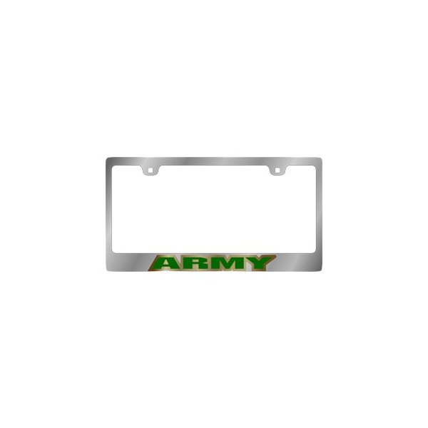 Eurosport Daytona® - MILITARY 2-Hole License Plate Frame with Army Logo