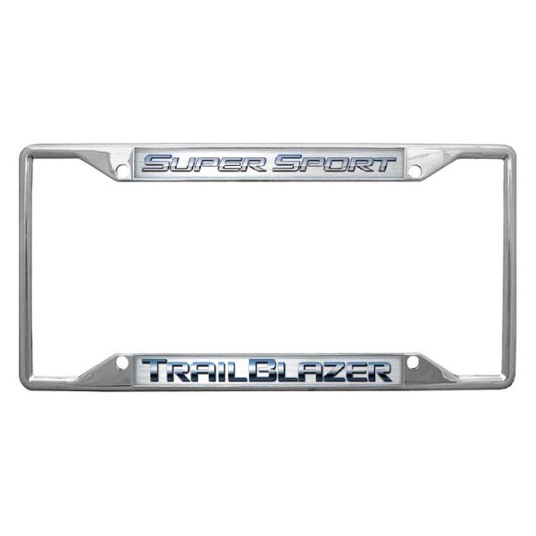 Eurosport Daytona® - GM 4-Hole License Plate Frame with Super Sport Trailblazer Logo