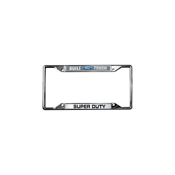 Eurosport Daytona® - Ford Motor Company 4-Hole License Plate Frame with Built Ford Tough Super Duty Logo