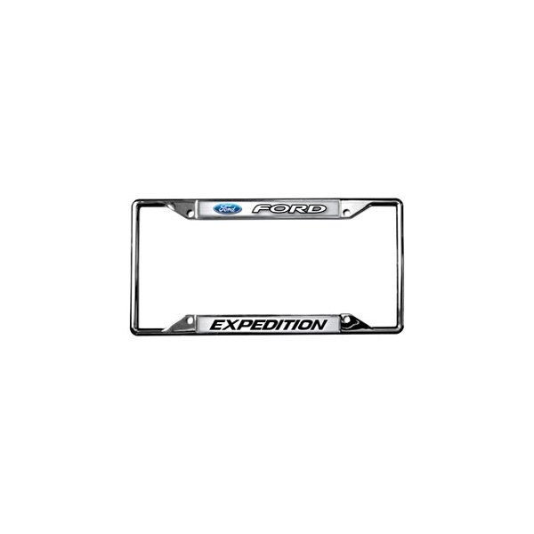 Eurosport Daytona® - Ford Motor Company 4-Hole License Plate Frame with Ford Expedition Logo and Emblem