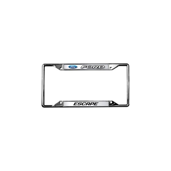 Eurosport Daytona® - Ford Motor Company 4-Hole License Plate Frame with Ford Escape Logo and Emblem