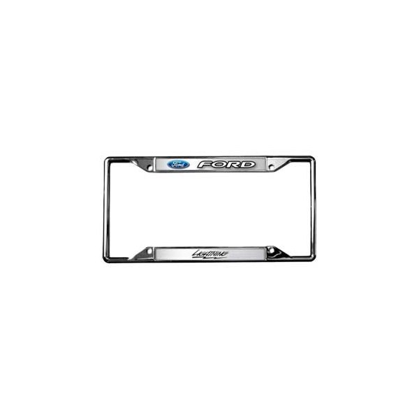 Eurosport Daytona® - Ford Motor Company 4-Hole License Plate Frame with Ford Lightning Logo