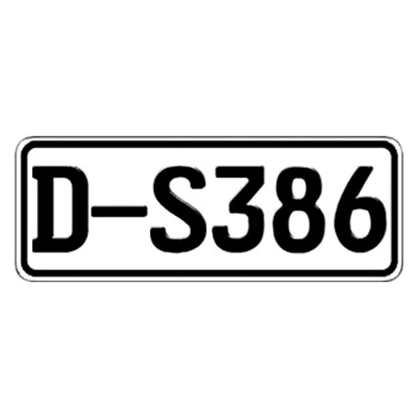  Eurosport Daytona® - Authentic EEC Europlate™ Custom 12" License Plate