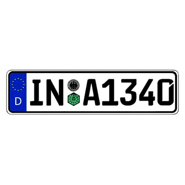  Eurosport Daytona® - Germany, Ingolstadt Custom Authentic EEC Europlate™ License Plate